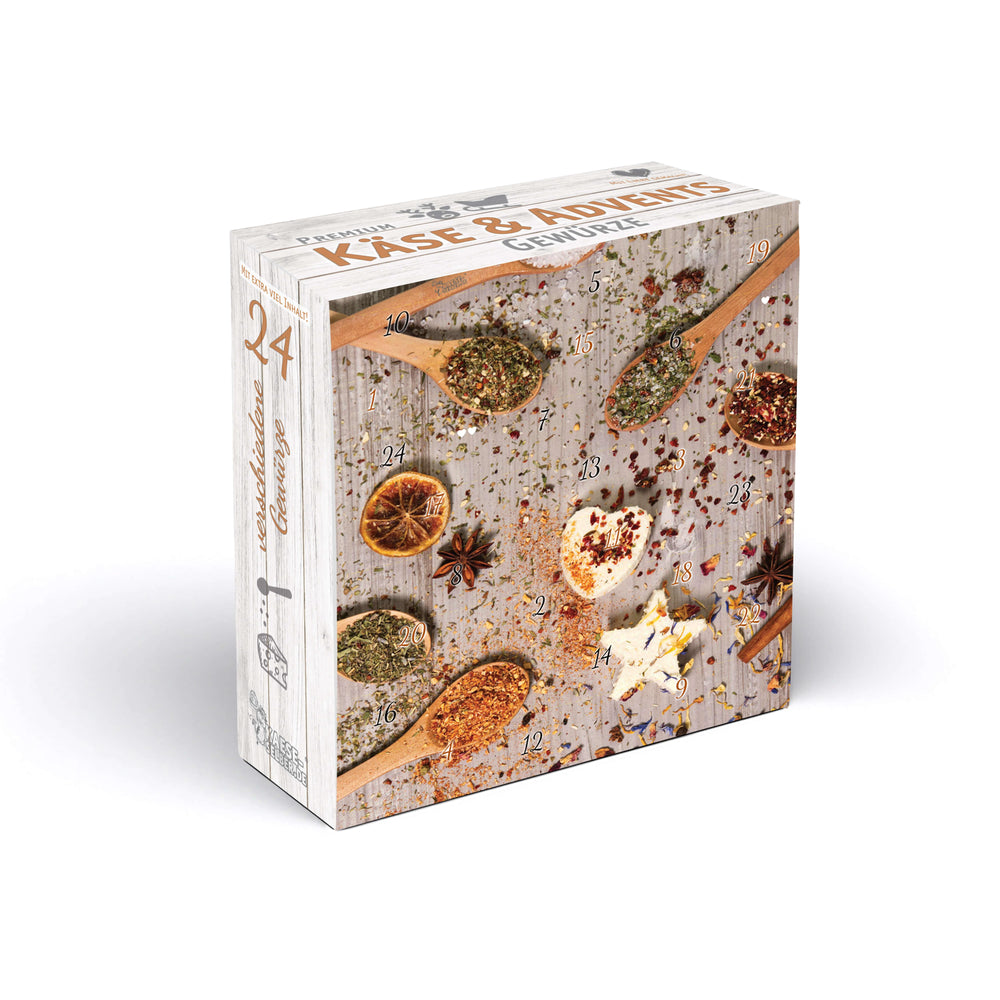 Käse Adventskalender – Vorderseite