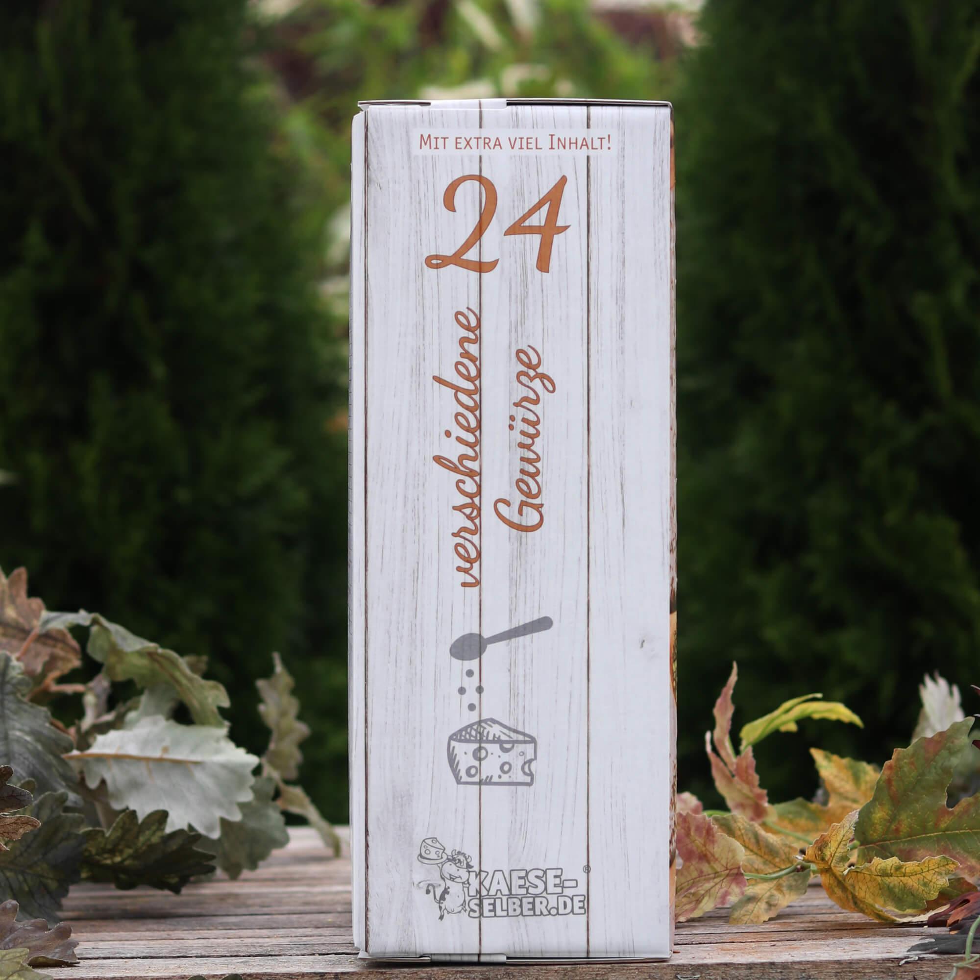 Gewürz-Adventskalender 2025 mit 24 hochwertigen Käse- & Weihnachtsgewürzen
