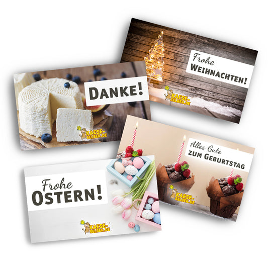 Digitaler Gutschein (Geschenkkarte) per E-Mail und zum Ausdrucken (verschiedene Motive wählbar)