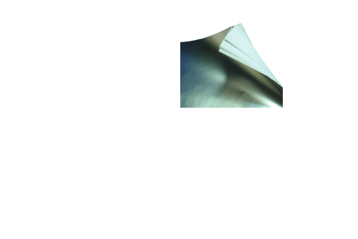 Alufolie mit Pergamentpapier 10 Blatt
